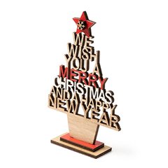 Wooden christmas tree «TINSEL» with a message