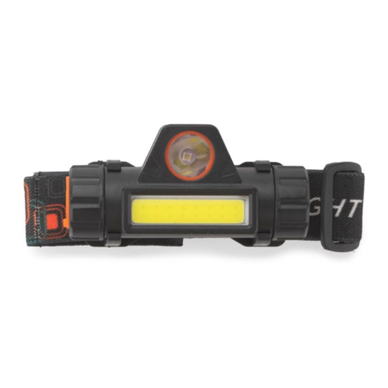 Ліхтарик «WORK24» акумуляторний налобний з LED та COB діодами
