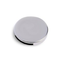A replaceable round metal plate for a notebook