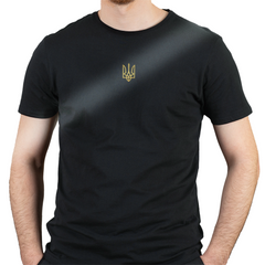 T-shirt black «TRIDENT GOLD»