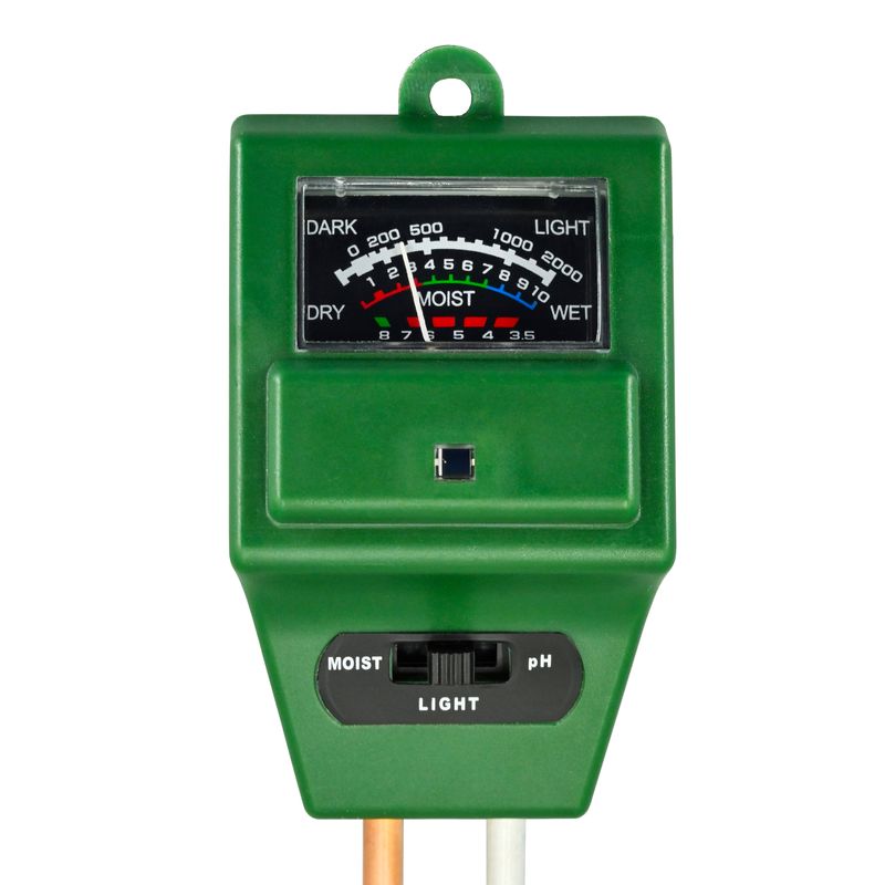 Аналізатор грунту 3в1 вимірювач pH, вологості, освітленості ETP-301
