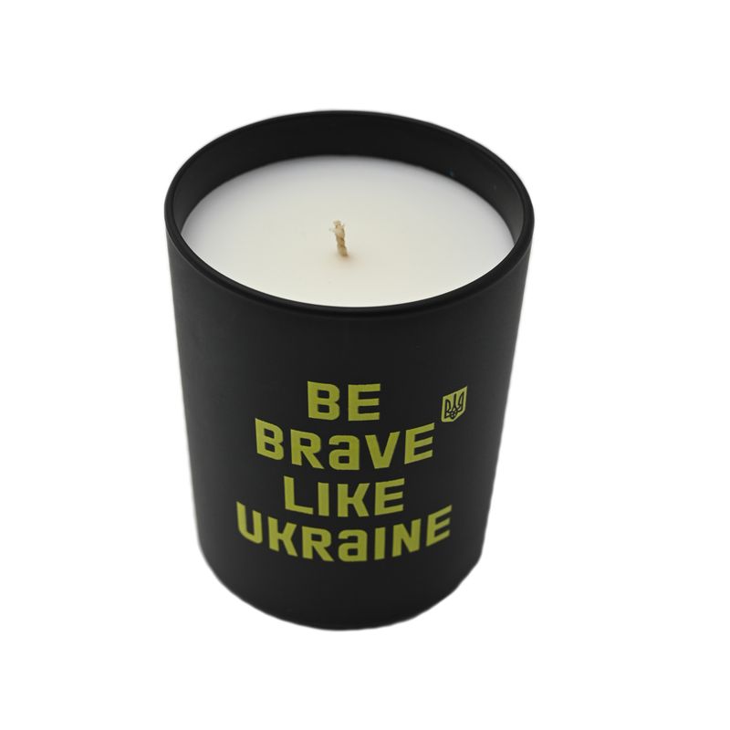 Candle is perfumed «BE BRAVE LIKE UKRAINE»