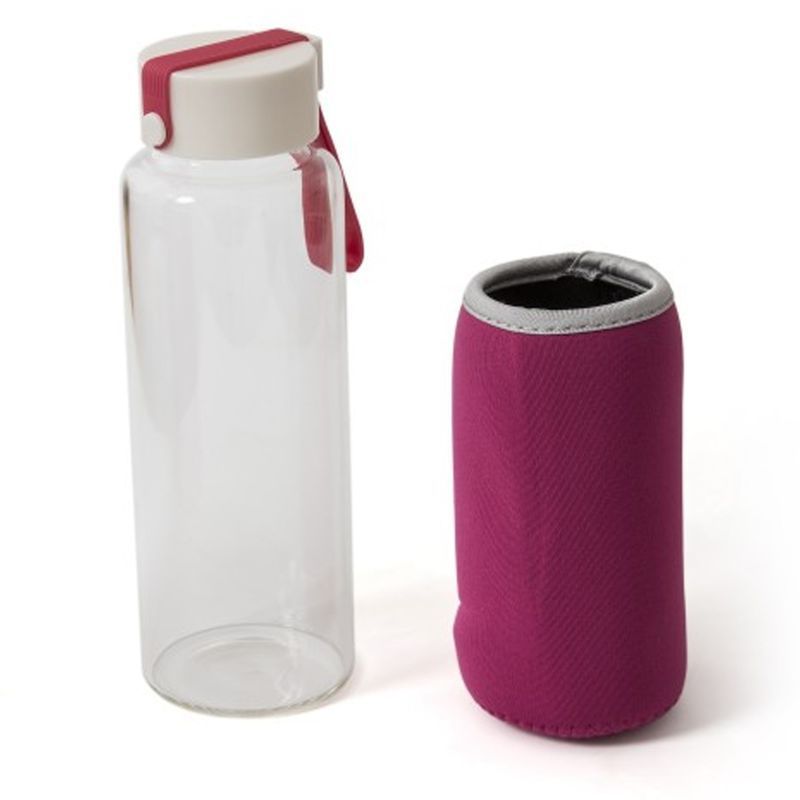 Bottle for drinking &laquo;MILLENNIUM&raquo; from borosilicate glass, 450 ml