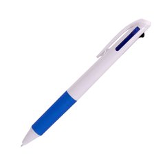 Ручка «TROYA» 3 в 1, Білий/синій