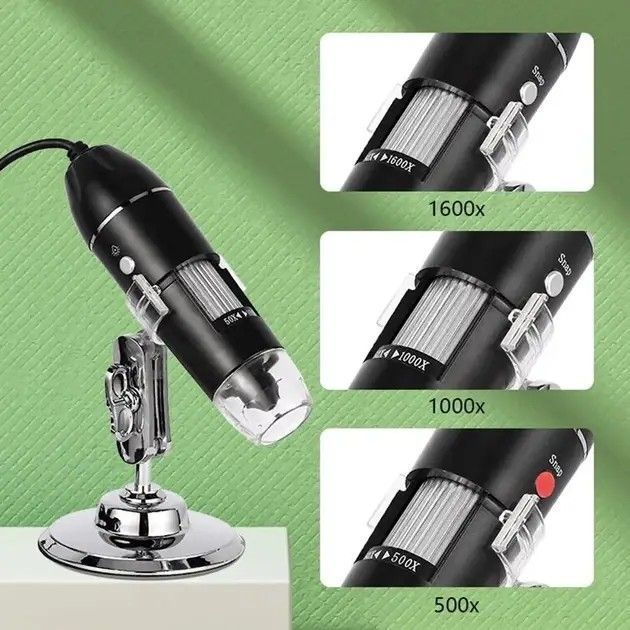 Цифровий мікроскоп 1600х з роз'ємом USB