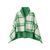 Plaid fleece &laquo;PONCHO&raquo; M