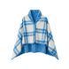 Plaid fleece &laquo;PONCHO&raquo; M
