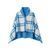 Plaid fleece &laquo;PONCHO&raquo; L