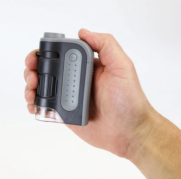 Pocket microscope &laquo;MICROBRITTE PLUS&raquo; 60x-120x