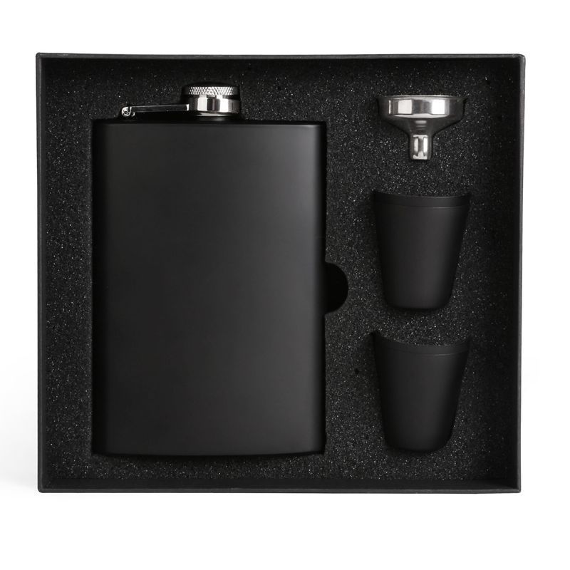 Set "DALMORE" of a flask and two glasses