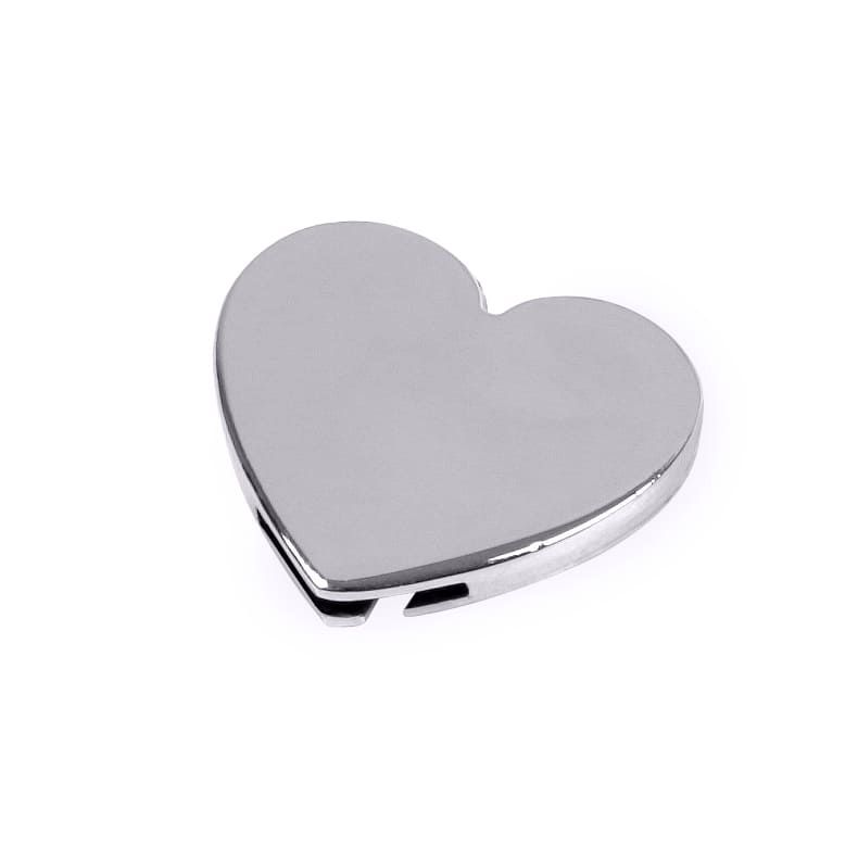 Replaceable heart metal plate for a notebook