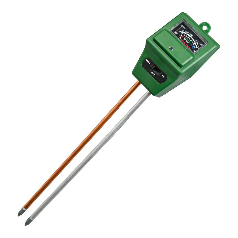 Soil analyzer 3 in 1 meter pH, humidity, lighting ETP-301