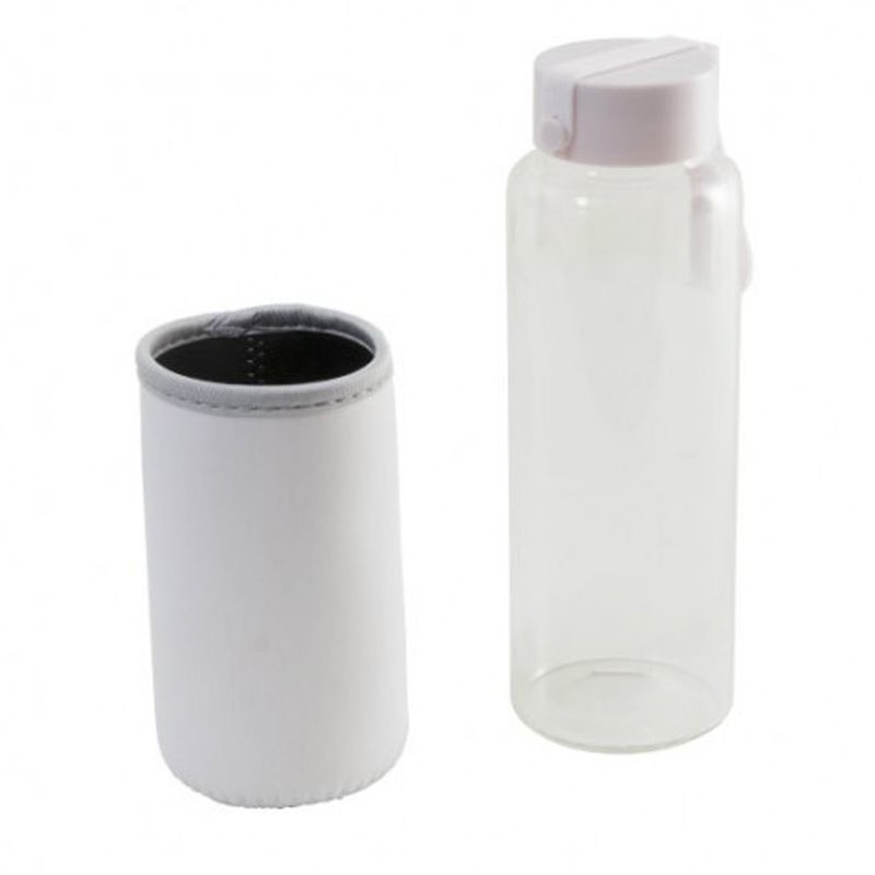 Bottle for drinking &laquo;MILLENNIUM&raquo; from borosilicate glass, 450 ml
