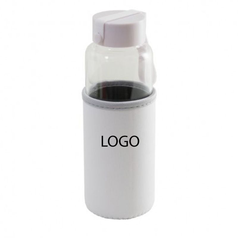 Bottle for drinking &laquo;MILLENNIUM&raquo; from borosilicate glass, 450 ml